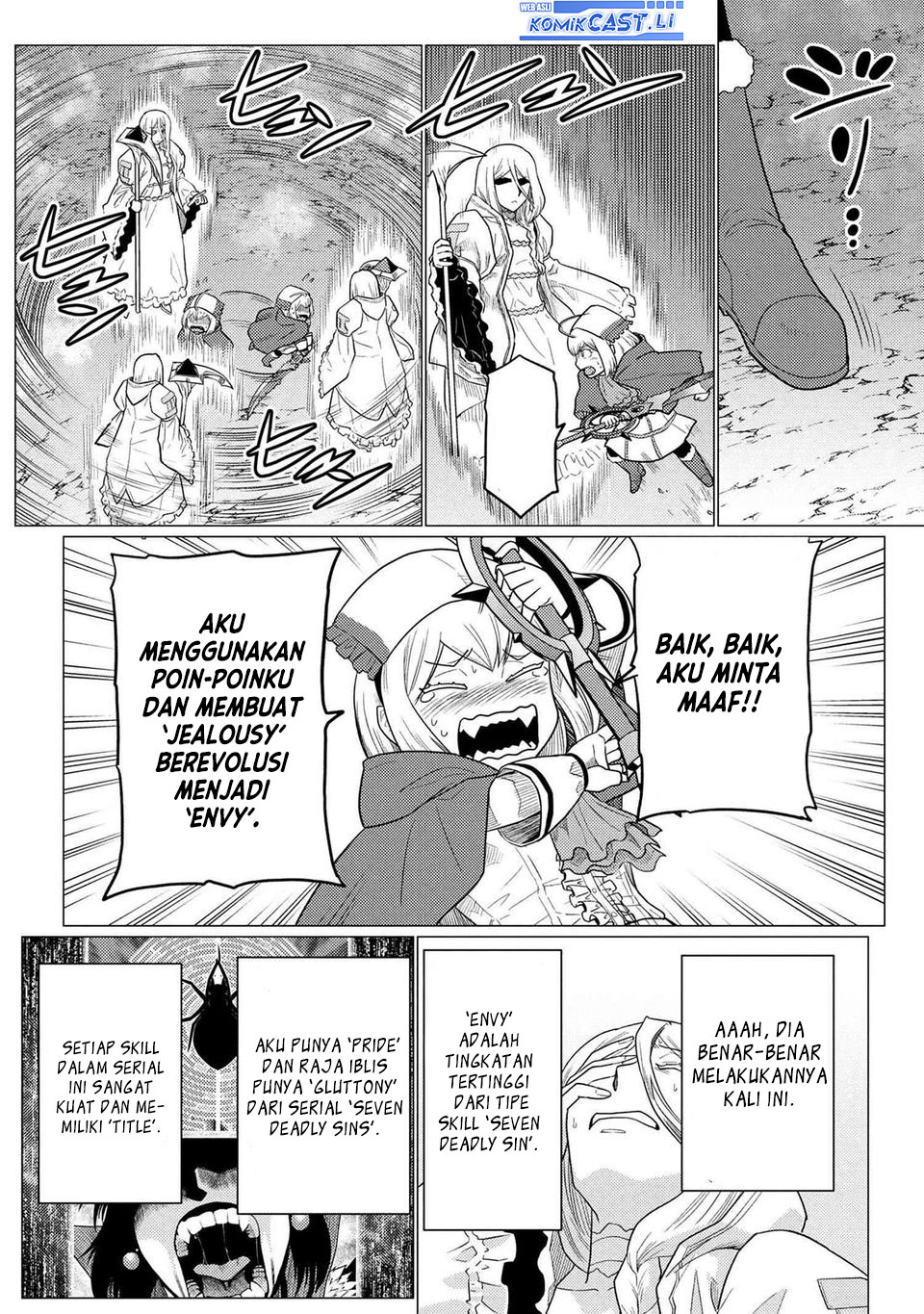 Kumo desu ga, Nani Ka? Chapter 74.1 Gambar 9